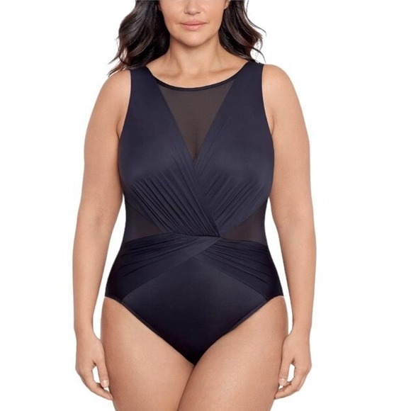 Miraclesuit Other - Miraclesuit 16W Illusionist Palma One Piece Swimsuit Black